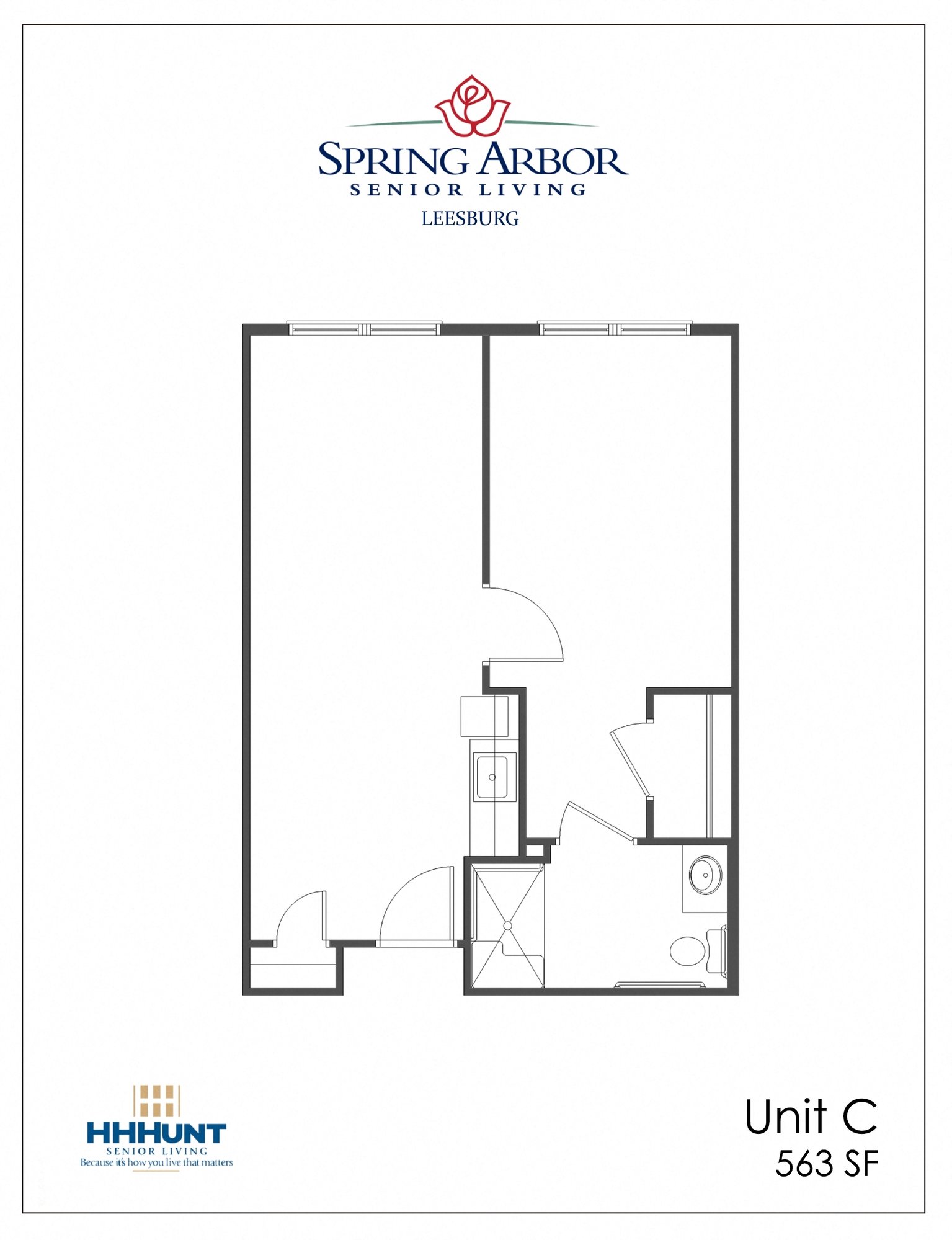 One Bedroom- Unit C One Bedroom- Unit C