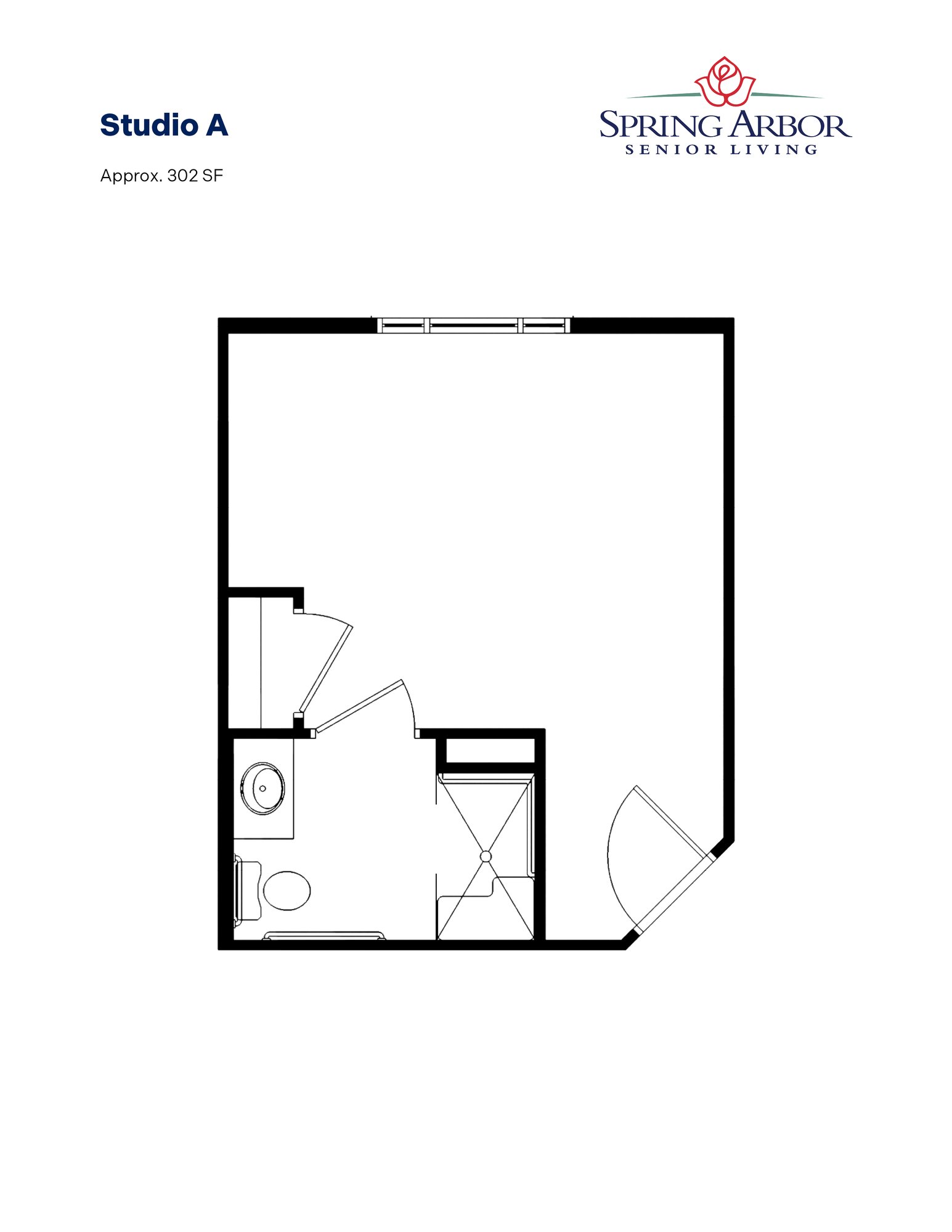 Spring Arbor_Floor Plans_Salisbury_Studio A Spring Arbor_Floor Plans_Salisbury_Studio A
