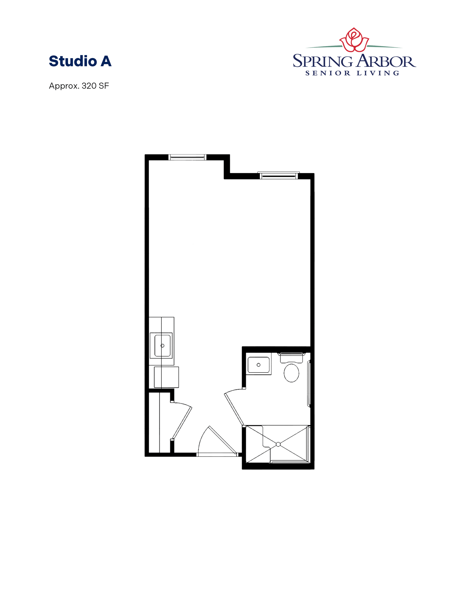 Spring Arbor_Floor Plans_Severna Park_Studio A Spring Arbor_Floor Plans_Severna Park_Studio A