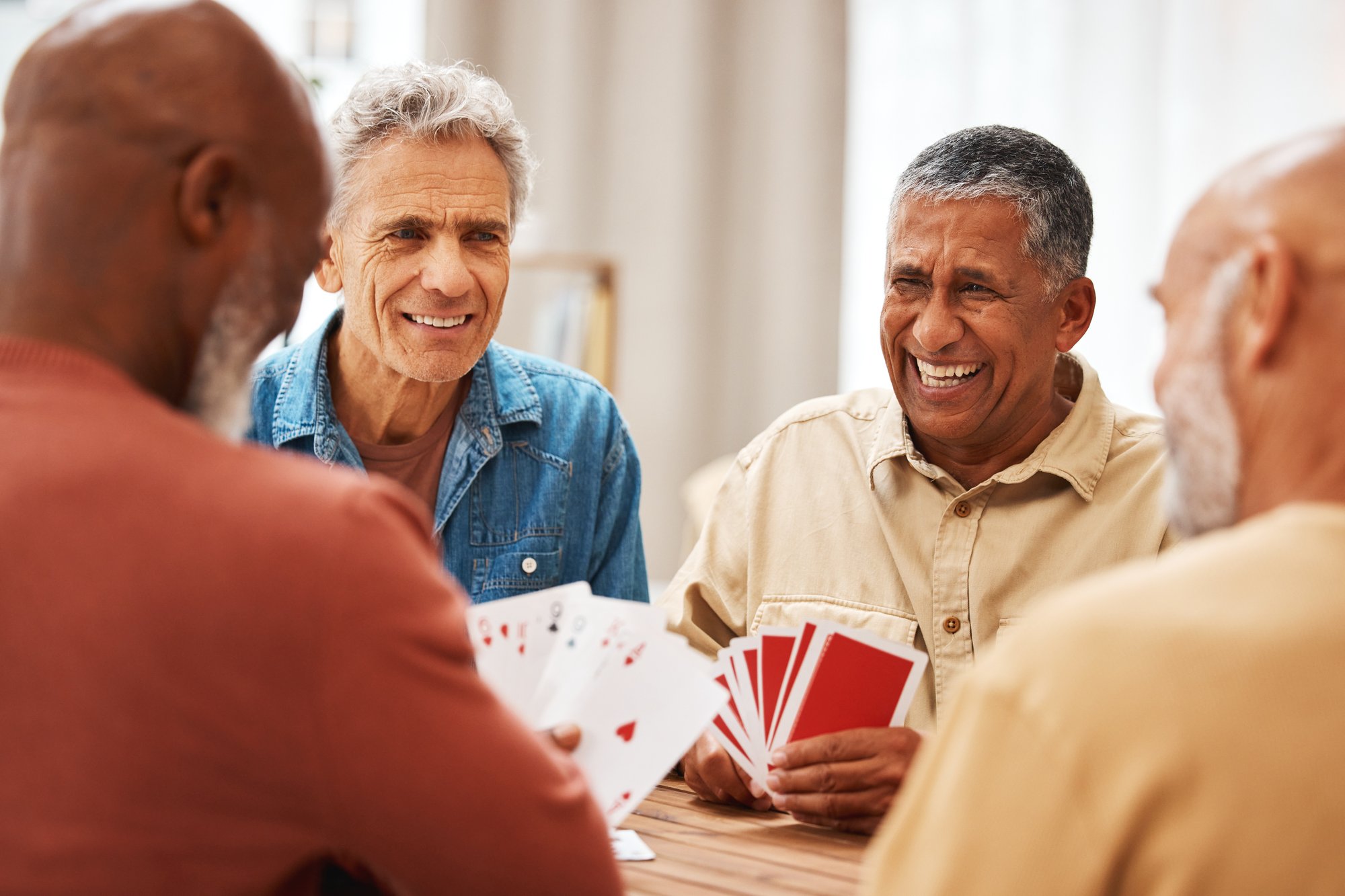 men playing cards