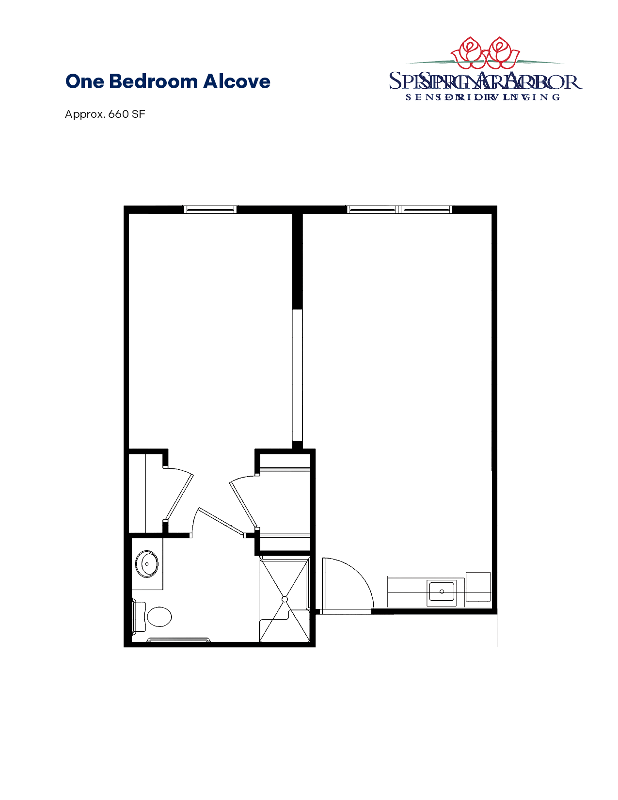 Spring Arbor_Floor Plans_Wilson_One Bedroom Alcove Spring Arbor_Floor Plans_Wilson_One Bedroom Alcove
